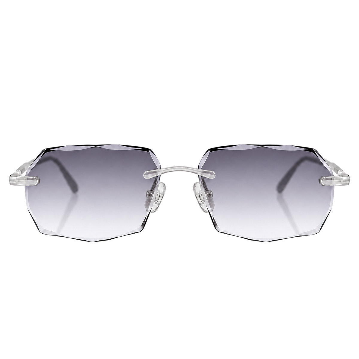 OCCI — thunder, Full Diamond Cut lenses on transparent display frame