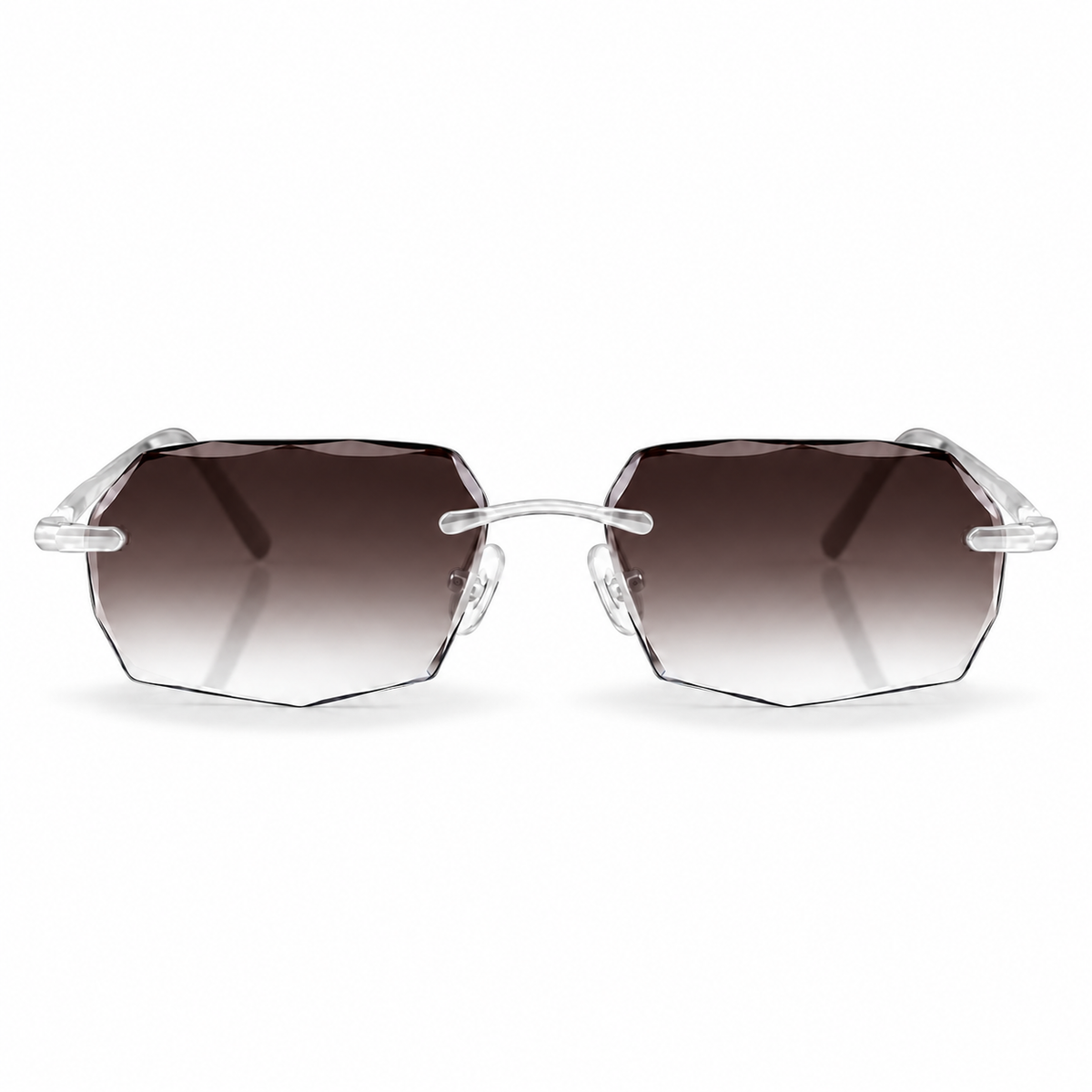 OCCI Dark Brown Diamond Cut op witte achtergrond